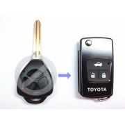 Выкидной ключ Toyota Camry 3 кнопки G #26
